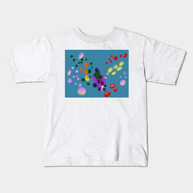 Abstraction Kids T-Shirt by Nastya Li